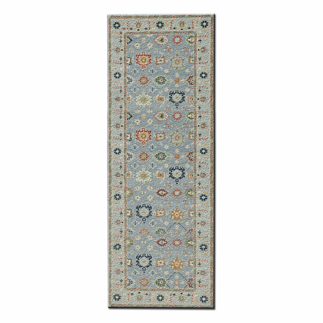 ELAVENYA - Hand Knotted Oushak Carpet